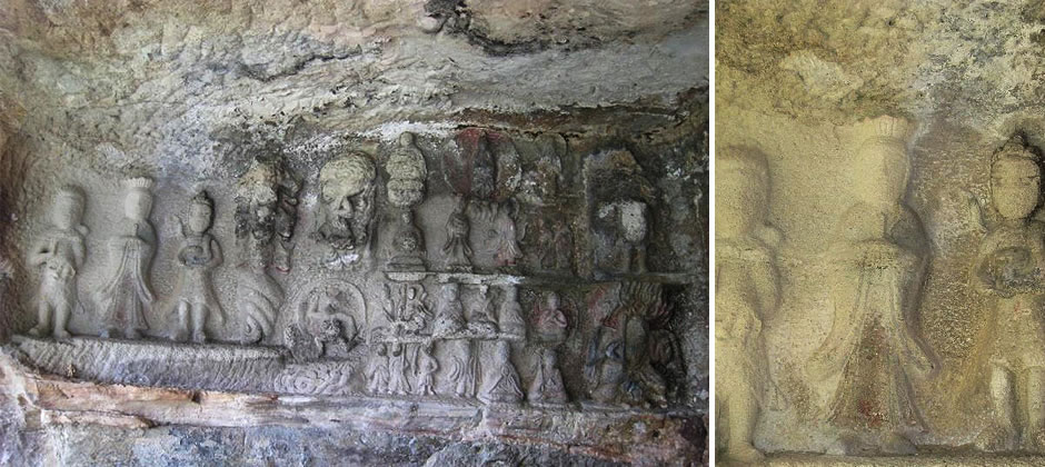 鮭立の磨崖仏（さけだちのまがいぶつ）の写真