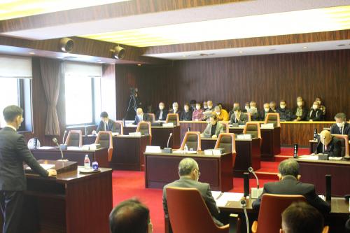 議会傍聴の様子写真1